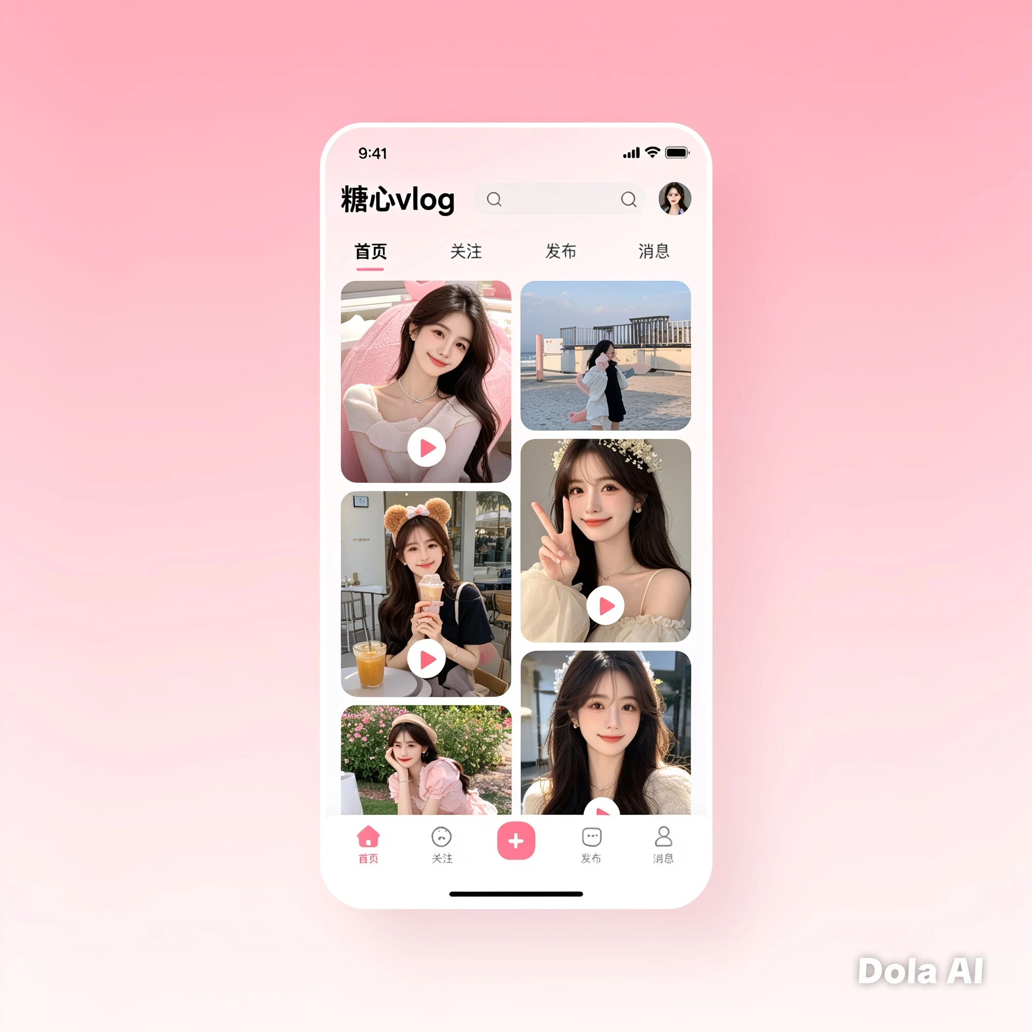 糖心Vlog APP移动端服务视觉